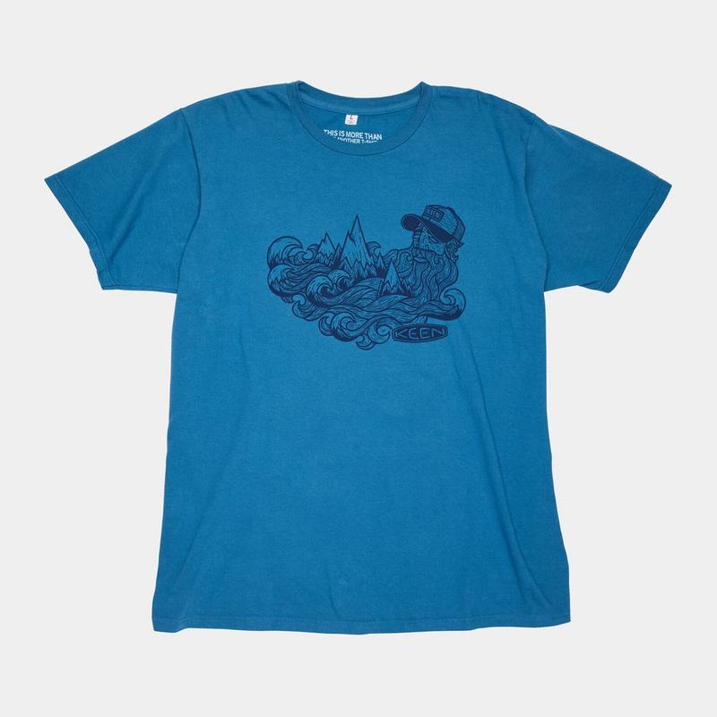 Playeras Keen Wave Beard' Para Hombre Azules - Ropa Keen Mexico (381902-WIL)